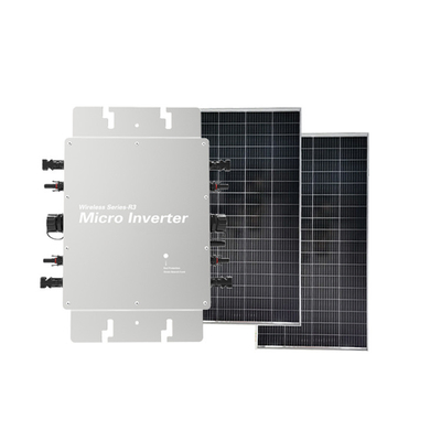 Silver Waterproof Solar Panel 1200w Micro Photovoltaic Inverter