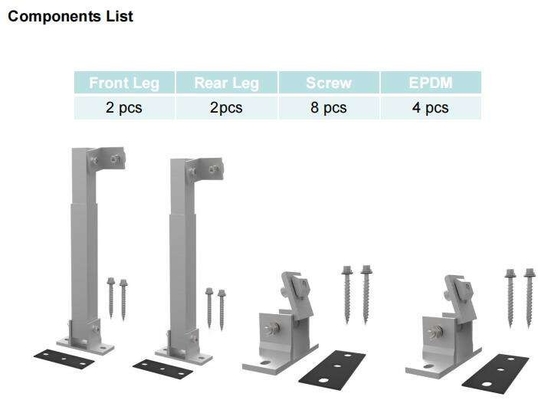 EMC Stainless Steel Solar Panel Mounts Hook Brackets VSL 4 Energy System