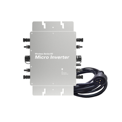 Silver Grid Connected Micro Inverter 2800w Hybrid Aluminum Alloy Household