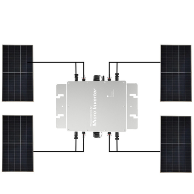 Photovoltaic 2400w Micro Inverter Silver Hybrid Customizable Laser Engraving Inverter