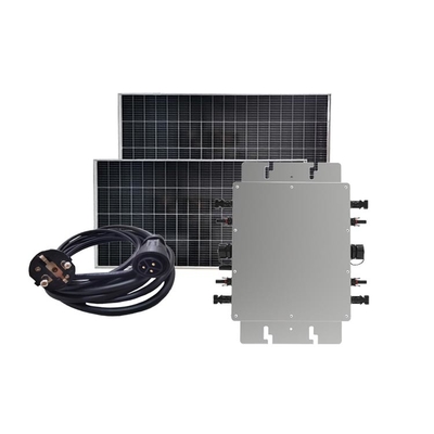 2000w MPPT Micro Inverter Ip65 Waterproof Silver Grid Connected Micro Inverter