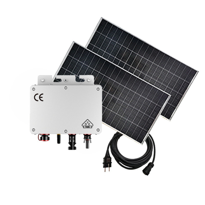 Aluminum Alloy Micro Inverter Solar Panel WVC 300 Silver Grid Connected Inverter