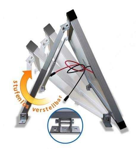 Hook Tilting Solar Panel Mounting Brackets 30mm Adjustable 304ss Anti Level Roof