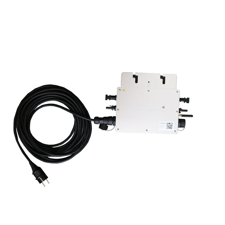 Silver Micro Grid Tie Inverter 700W Aluminum Alloy Wvc Micro Inverter