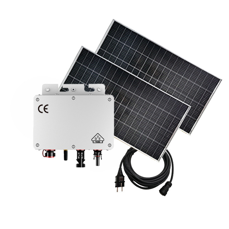 Aluminum Alloy Micro Inverter Solar Panel WVC 300 Silver Grid Connected Inverter
